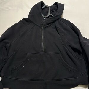 Black lululemon scuba hoodie. Size M/L